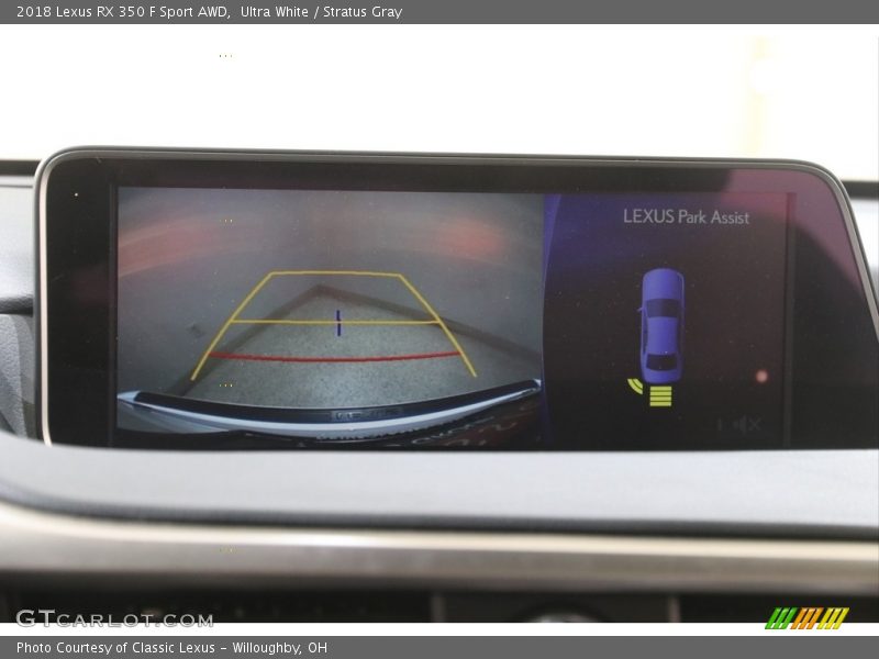Ultra White / Stratus Gray 2018 Lexus RX 350 F Sport AWD