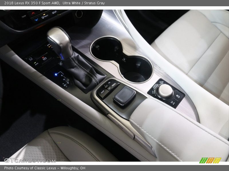 Ultra White / Stratus Gray 2018 Lexus RX 350 F Sport AWD