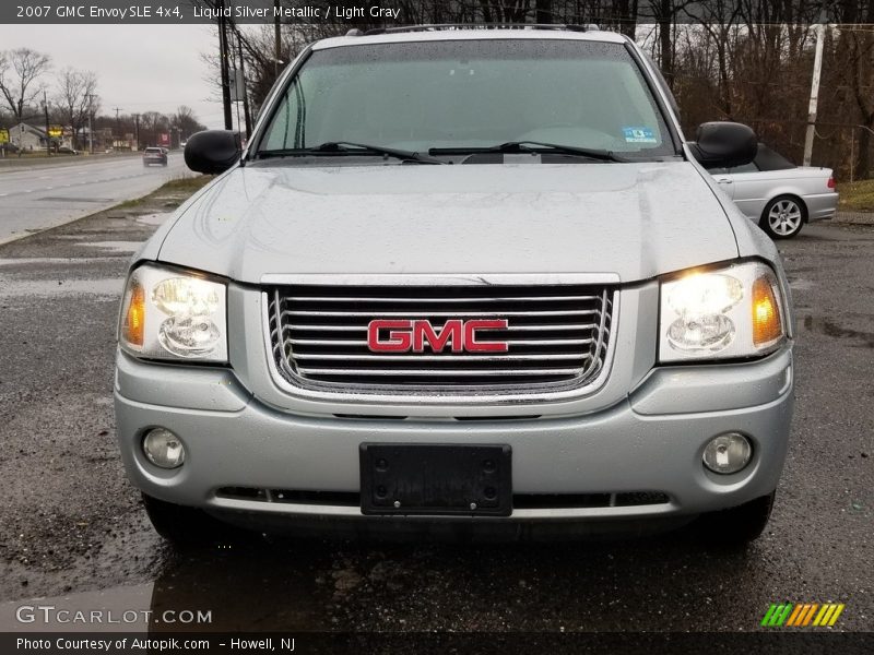 Liquid Silver Metallic / Light Gray 2007 GMC Envoy SLE 4x4