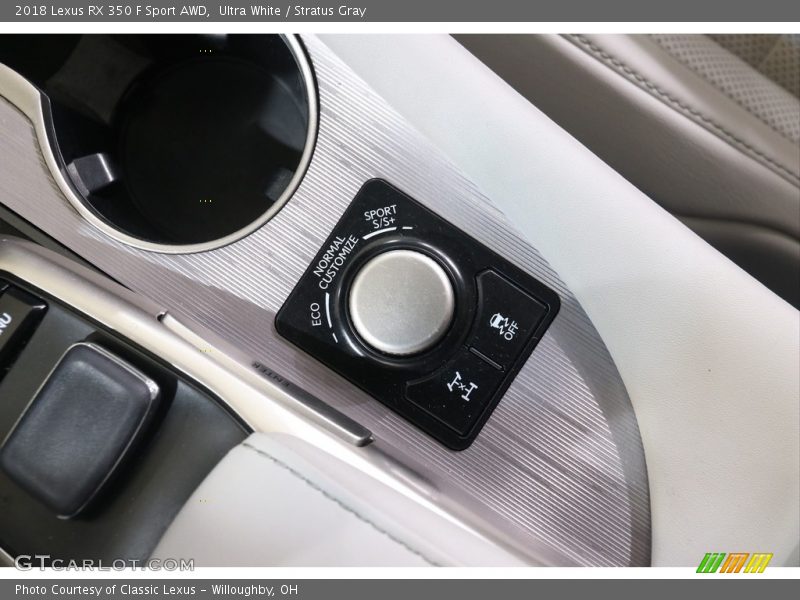 Ultra White / Stratus Gray 2018 Lexus RX 350 F Sport AWD