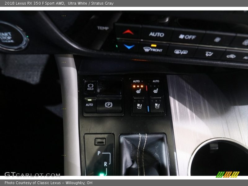 Ultra White / Stratus Gray 2018 Lexus RX 350 F Sport AWD