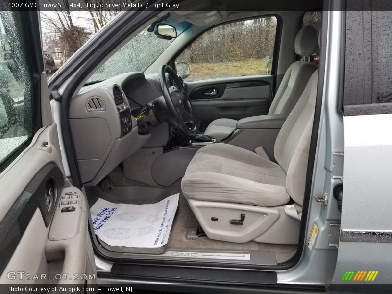 Liquid Silver Metallic / Light Gray 2007 GMC Envoy SLE 4x4