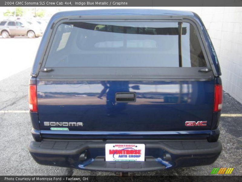 Indigo Blue Metallic / Graphite 2004 GMC Sonoma SLS Crew Cab 4x4