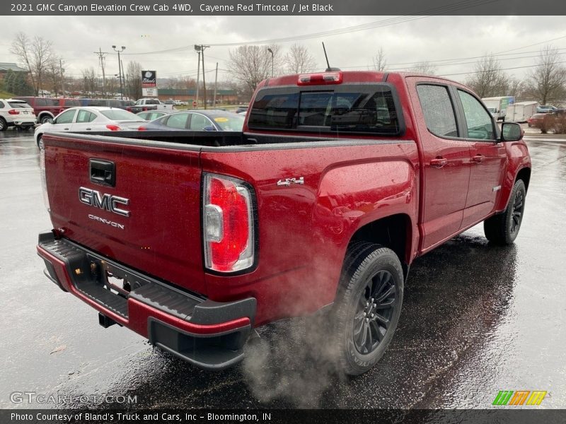 Cayenne Red Tintcoat / Jet Black 2021 GMC Canyon Elevation Crew Cab 4WD