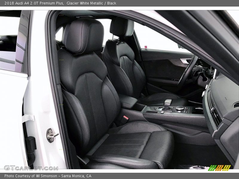 Glacier White Metallic / Black 2018 Audi A4 2.0T Premium Plus