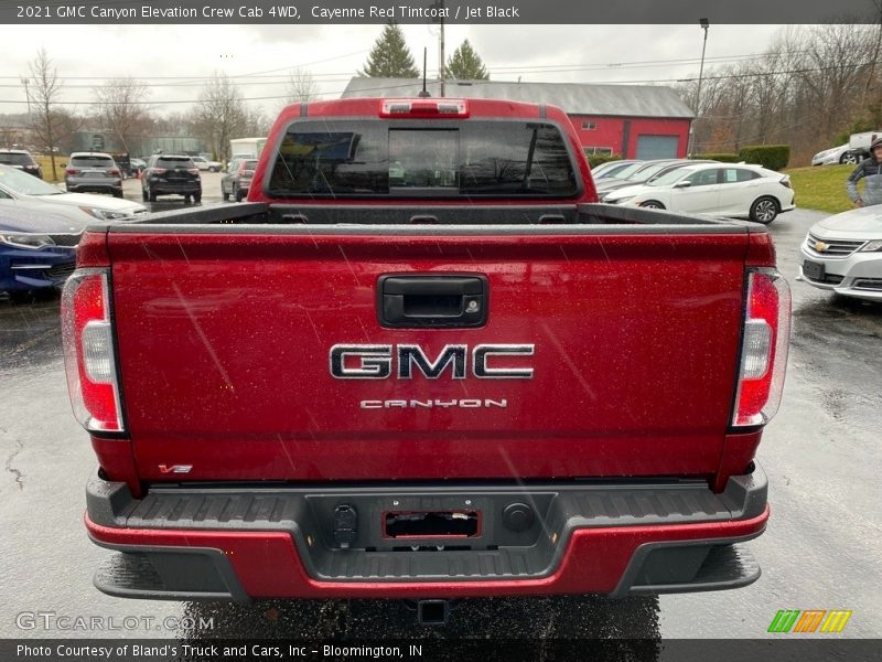 Cayenne Red Tintcoat / Jet Black 2021 GMC Canyon Elevation Crew Cab 4WD