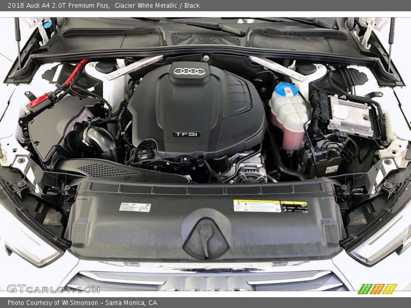  2018 A4 2.0T Premium Plus Engine - 2.0 Liter TFSI Turbocharged DOHC 16-Valve VVT 4 Cylinder