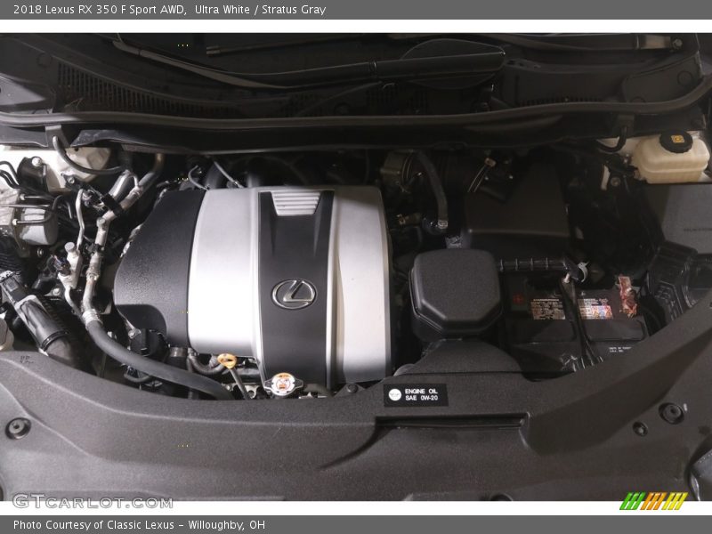 Ultra White / Stratus Gray 2018 Lexus RX 350 F Sport AWD