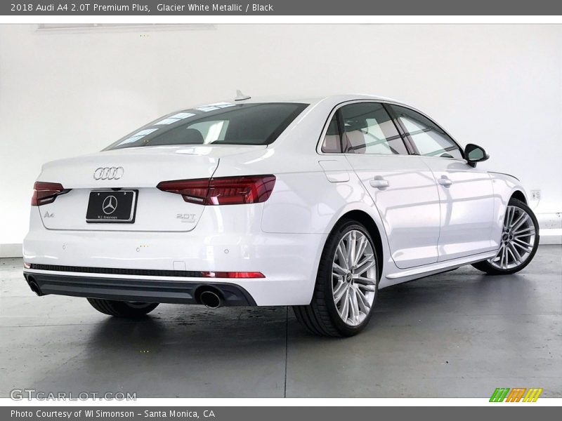 Glacier White Metallic / Black 2018 Audi A4 2.0T Premium Plus