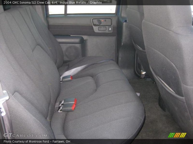 Indigo Blue Metallic / Graphite 2004 GMC Sonoma SLS Crew Cab 4x4