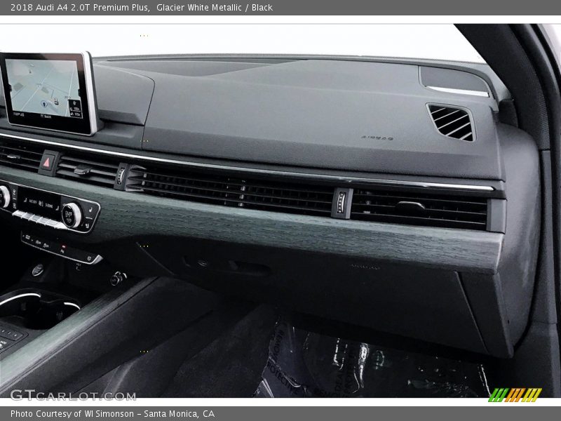 Glacier White Metallic / Black 2018 Audi A4 2.0T Premium Plus