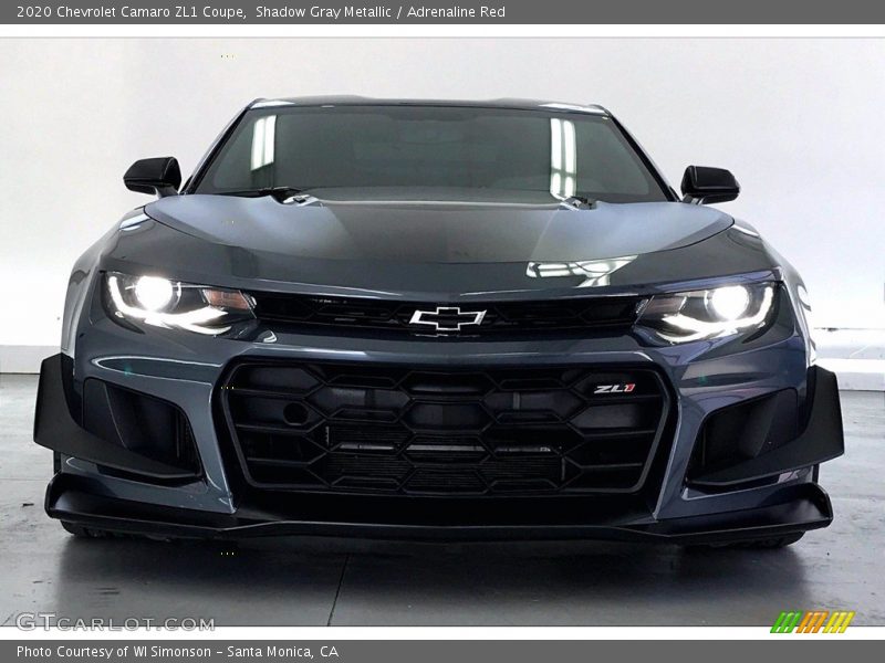 Shadow Gray Metallic / Adrenaline Red 2020 Chevrolet Camaro ZL1 Coupe