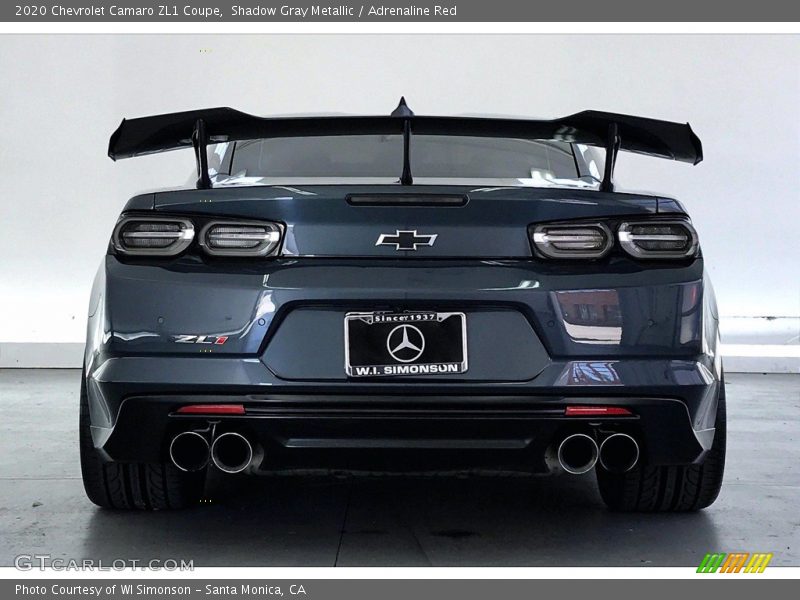 Shadow Gray Metallic / Adrenaline Red 2020 Chevrolet Camaro ZL1 Coupe