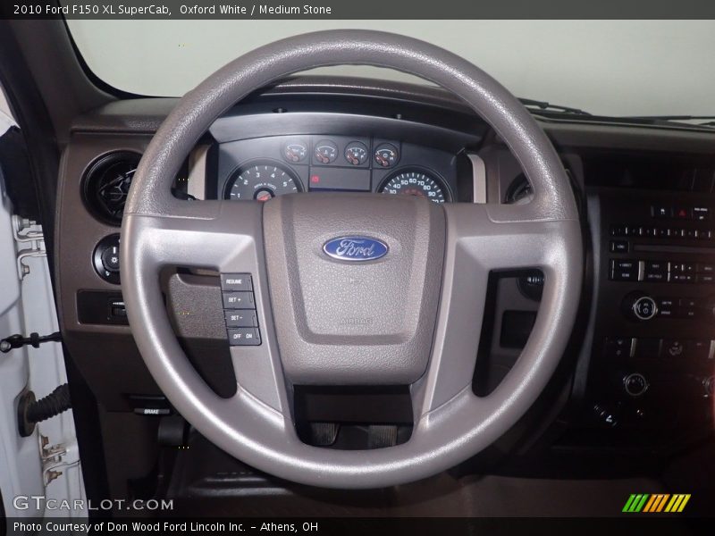 Oxford White / Medium Stone 2010 Ford F150 XL SuperCab
