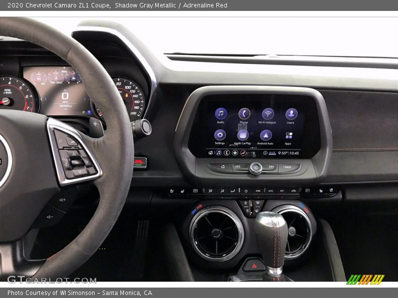 Shadow Gray Metallic / Adrenaline Red 2020 Chevrolet Camaro ZL1 Coupe