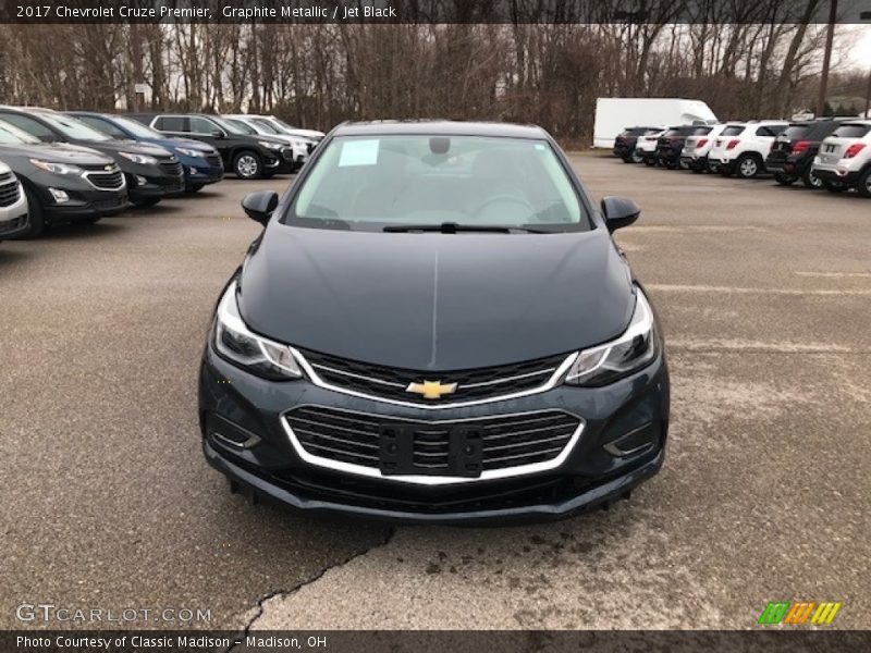 Graphite Metallic / Jet Black 2017 Chevrolet Cruze Premier