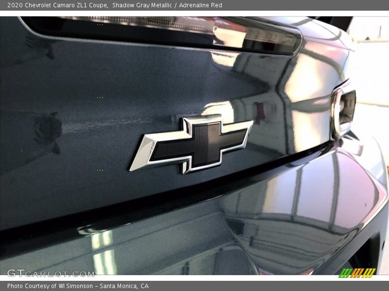 Shadow Gray Metallic / Adrenaline Red 2020 Chevrolet Camaro ZL1 Coupe
