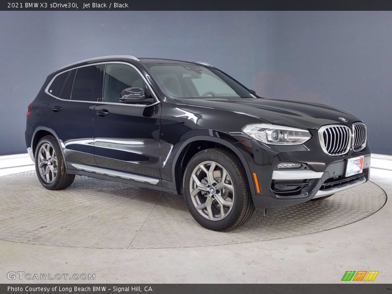 Jet Black / Black 2021 BMW X3 sDrive30i