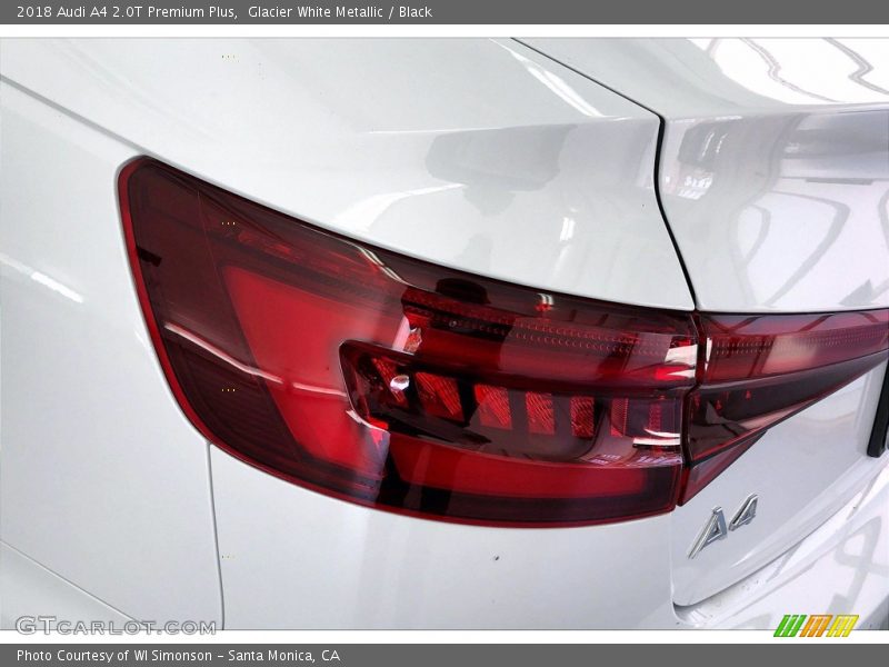Glacier White Metallic / Black 2018 Audi A4 2.0T Premium Plus
