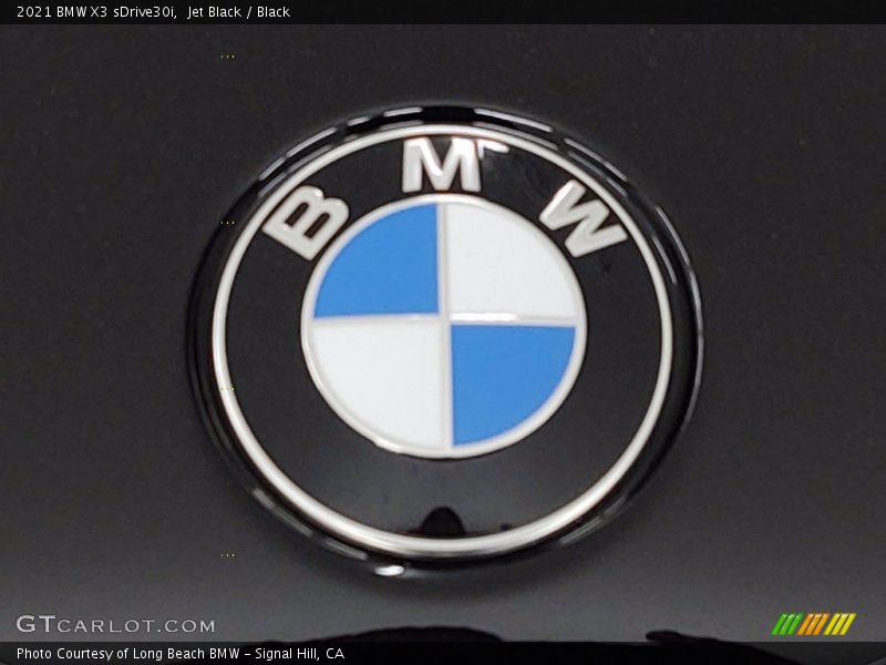 Jet Black / Black 2021 BMW X3 sDrive30i