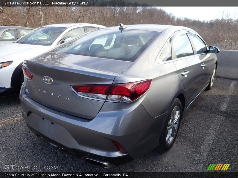 Machine Gray / Gray 2019 Hyundai Sonata SEL