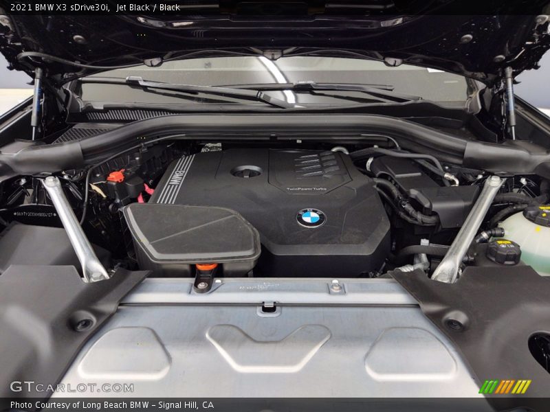 Jet Black / Black 2021 BMW X3 sDrive30i