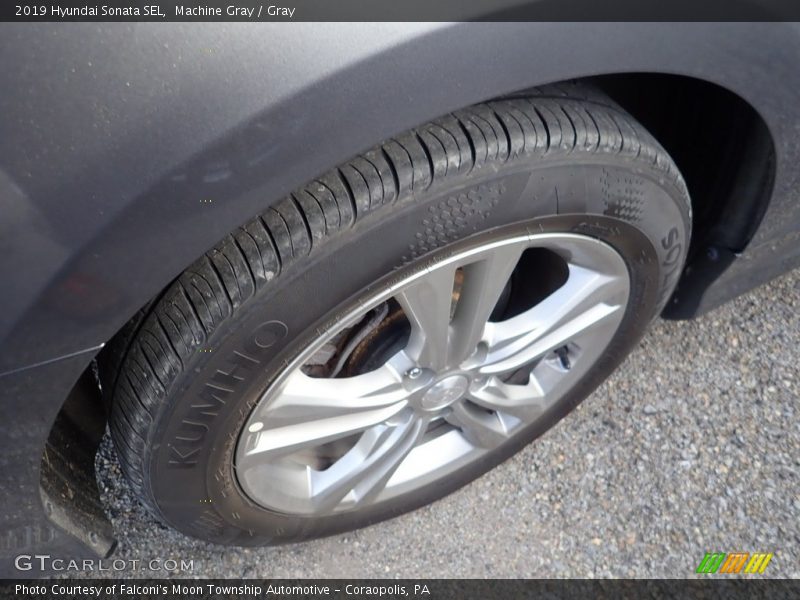 Machine Gray / Gray 2019 Hyundai Sonata SEL