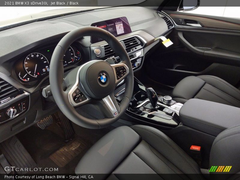 Jet Black / Black 2021 BMW X3 sDrive30i