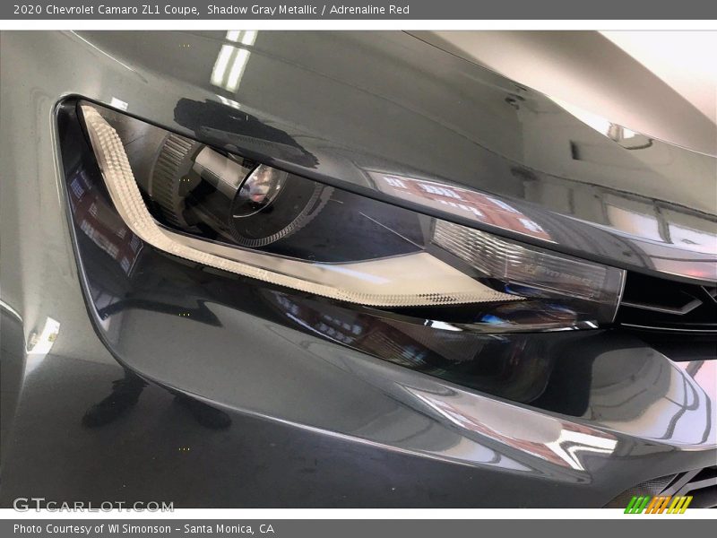 Shadow Gray Metallic / Adrenaline Red 2020 Chevrolet Camaro ZL1 Coupe