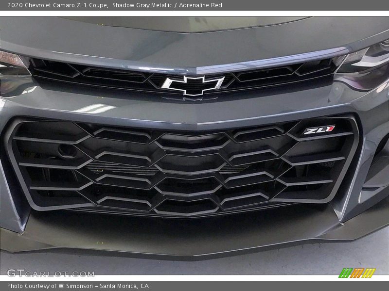 Shadow Gray Metallic / Adrenaline Red 2020 Chevrolet Camaro ZL1 Coupe