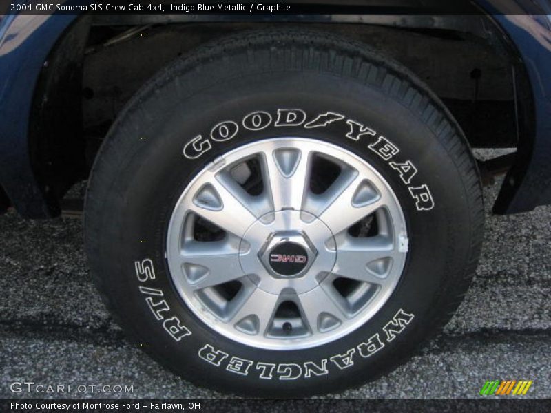 Indigo Blue Metallic / Graphite 2004 GMC Sonoma SLS Crew Cab 4x4