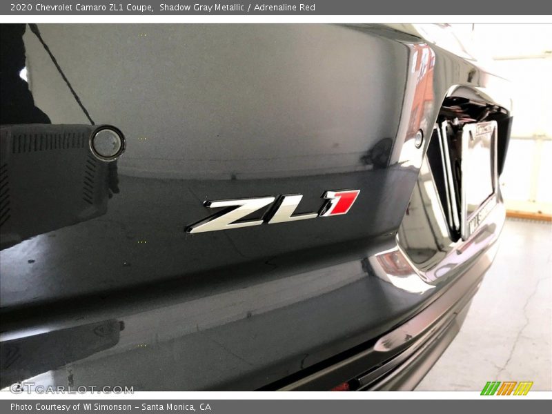 Shadow Gray Metallic / Adrenaline Red 2020 Chevrolet Camaro ZL1 Coupe