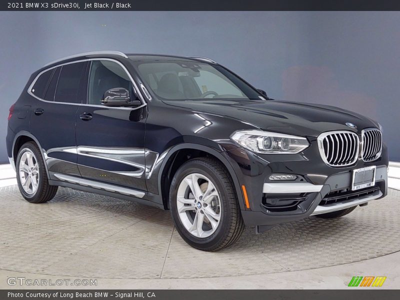 Jet Black / Black 2021 BMW X3 sDrive30i