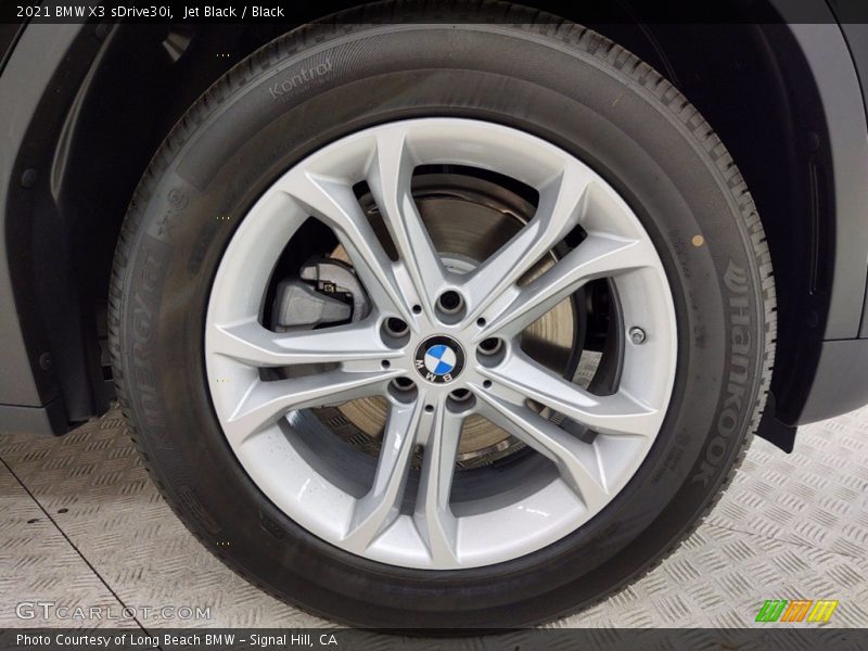 Jet Black / Black 2021 BMW X3 sDrive30i