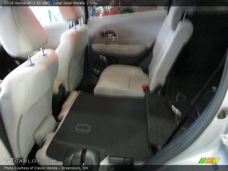 Lunar Silver Metallic / Gray 2018 Honda HR-V EX AWD