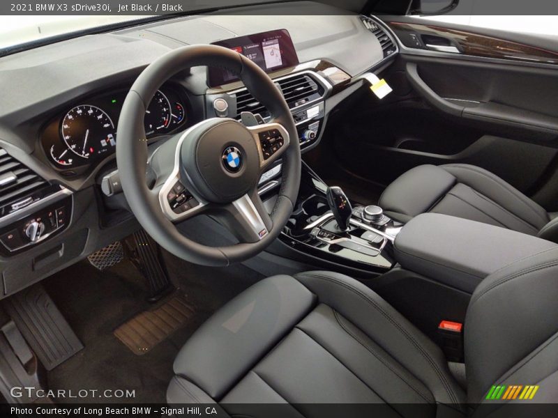 Jet Black / Black 2021 BMW X3 sDrive30i