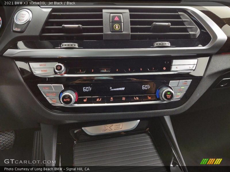 Jet Black / Black 2021 BMW X3 sDrive30i