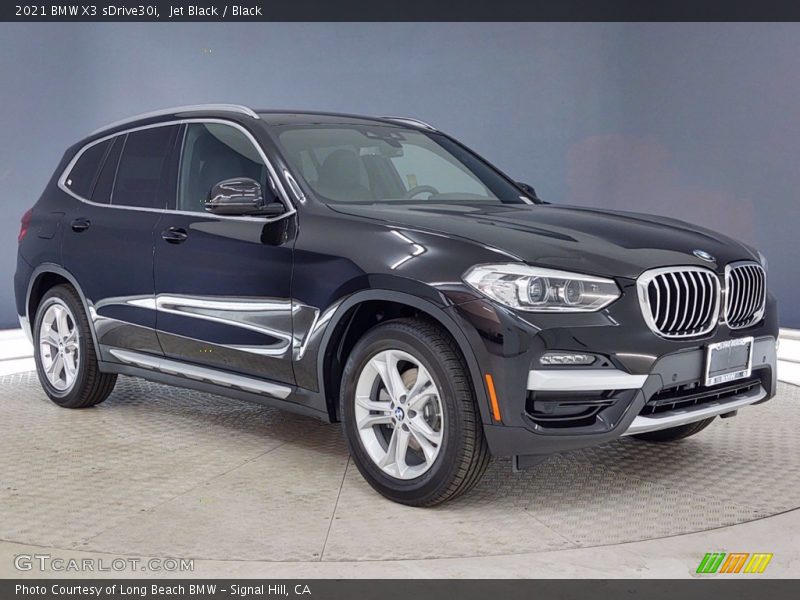 Jet Black / Black 2021 BMW X3 sDrive30i