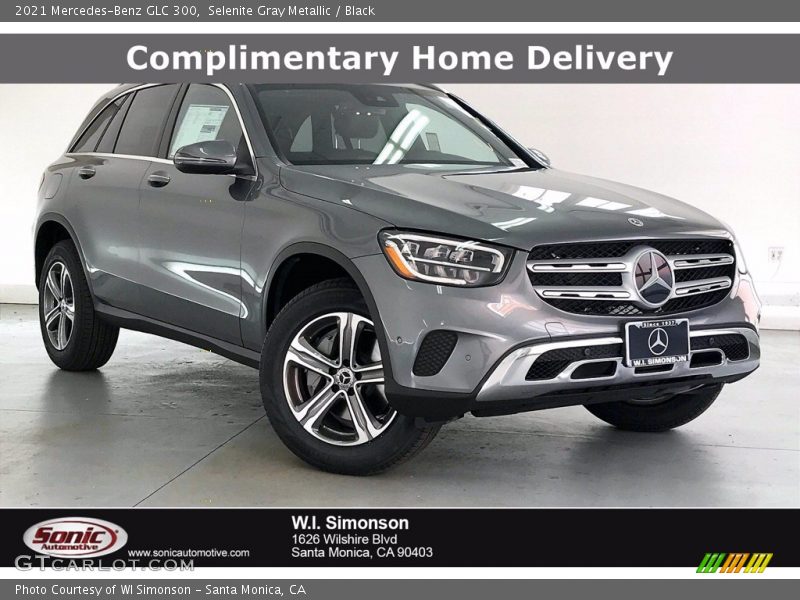 Selenite Gray Metallic / Black 2021 Mercedes-Benz GLC 300