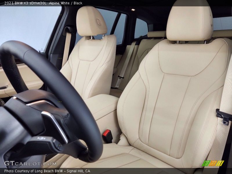 Front Seat of 2021 X3 sDrive30i