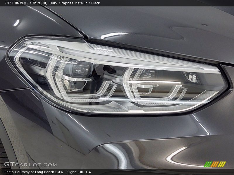 Dark Graphite Metallic / Black 2021 BMW X3 sDrive30i