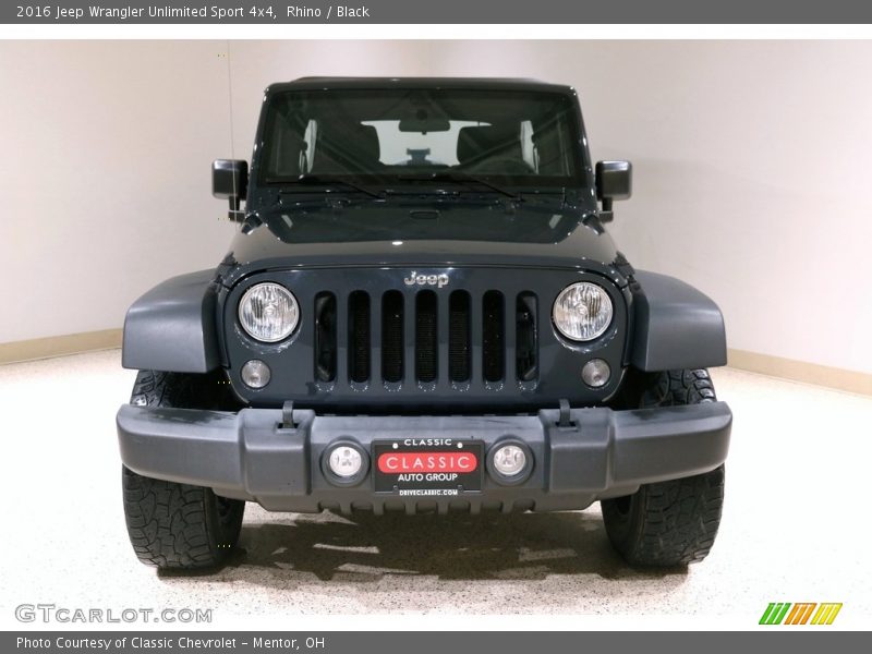 Rhino / Black 2016 Jeep Wrangler Unlimited Sport 4x4