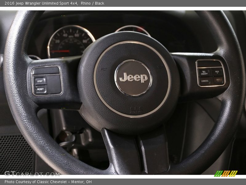 Rhino / Black 2016 Jeep Wrangler Unlimited Sport 4x4