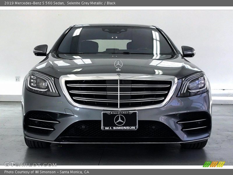 Selenite Grey Metallic / Black 2019 Mercedes-Benz S 560 Sedan