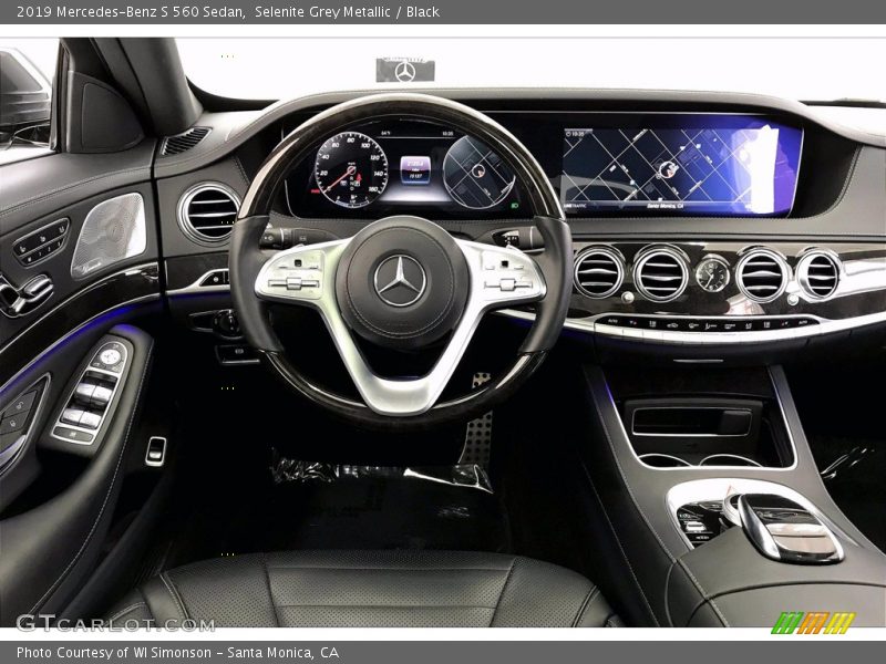 Selenite Grey Metallic / Black 2019 Mercedes-Benz S 560 Sedan