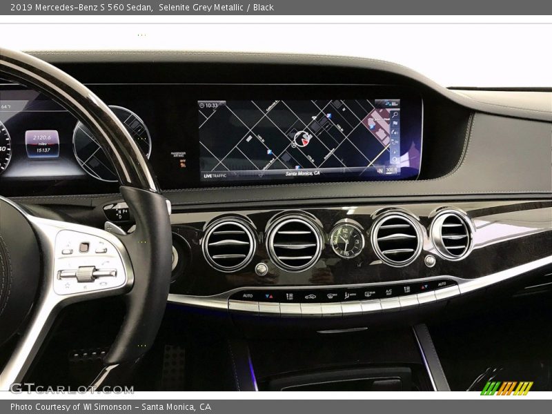 Selenite Grey Metallic / Black 2019 Mercedes-Benz S 560 Sedan