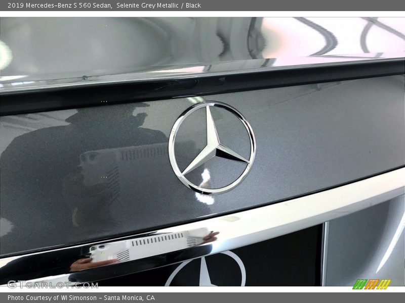 Selenite Grey Metallic / Black 2019 Mercedes-Benz S 560 Sedan