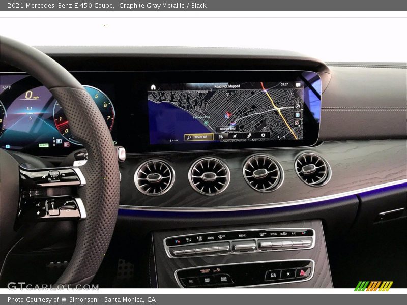 Graphite Gray Metallic / Black 2021 Mercedes-Benz E 450 Coupe