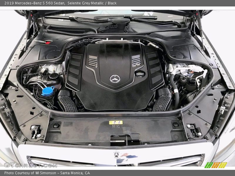 Selenite Grey Metallic / Black 2019 Mercedes-Benz S 560 Sedan