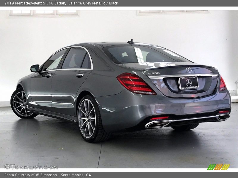 Selenite Grey Metallic / Black 2019 Mercedes-Benz S 560 Sedan